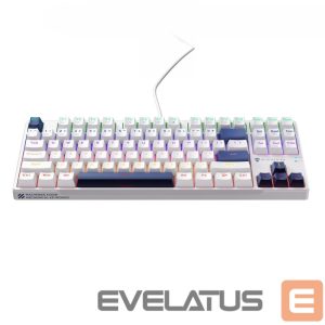 Computer keyboard Machenike  Machenike K500B-B87 Wired Mechanical Gaming Keyboard with Backlight, Red Switch - White 