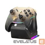 Controller Machenike  Machenike G5Pro Premium Edition Wireless Game Controller with Charging Station - Black and Gold 