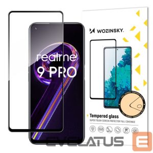 Other goods Wozinsky  Wozinsky Tempered Glass Full Glue Super Tough Screen Protector Full Coveraged with Frame Case Friendly for Realme 9 Pro black 