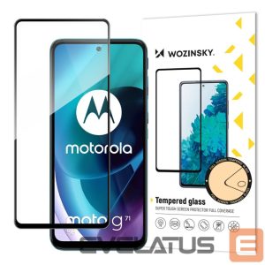 Other goods Wozinsky  Wozinsky Tempered Glass Full Glue Super Tough Screen Protector Full Coveraged with Frame Case Friendly for Motorola Moto G71 5G black 