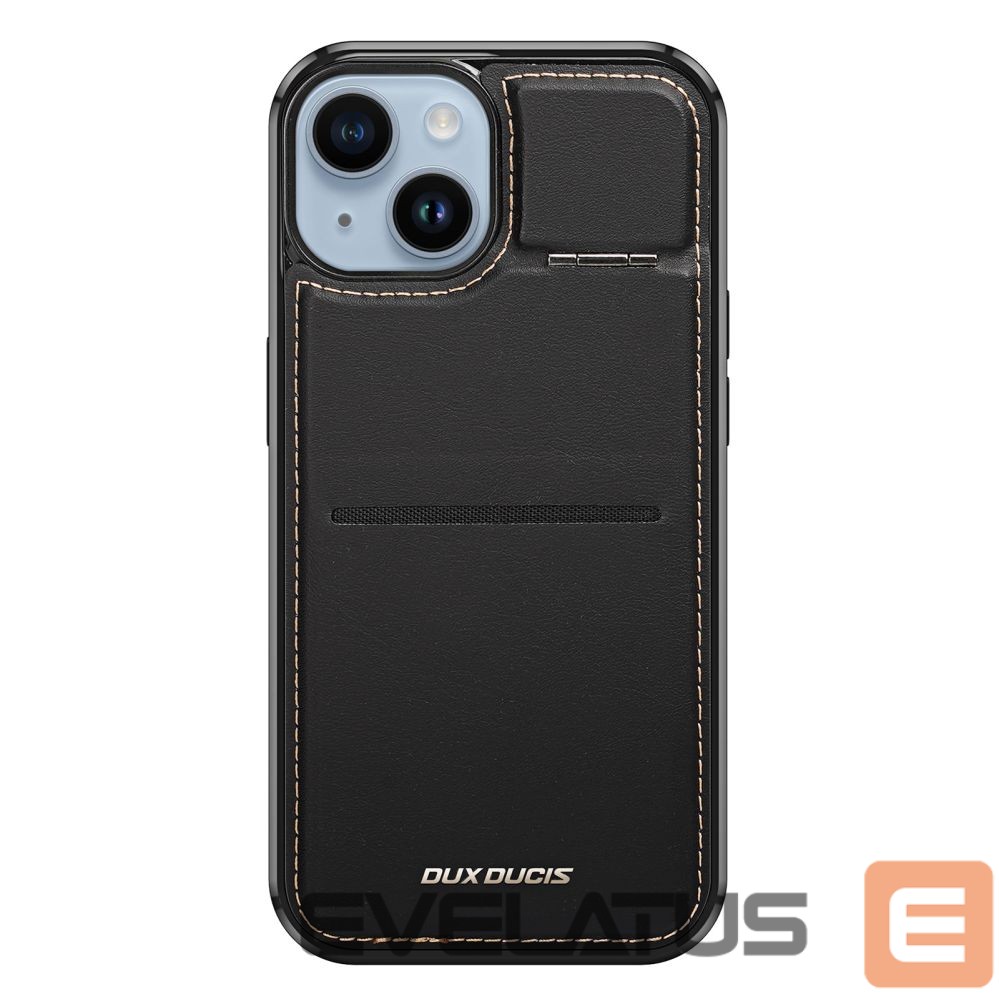 Other goods Dux Ducis 3in1 Wallet Case with Stand for iPhone 14 Plus MagSafe RFID Blocker Dux Ducis Rafi Mag - Black