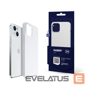 Other goods 3MK  3mk Hardy Silicone MagCase for iPhone 15 - white and silver 