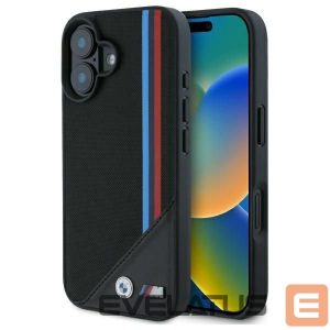 Other goods BMW  BMW M Meshed Tricolor Stripes MagSafe case for iPhone 16 - black 