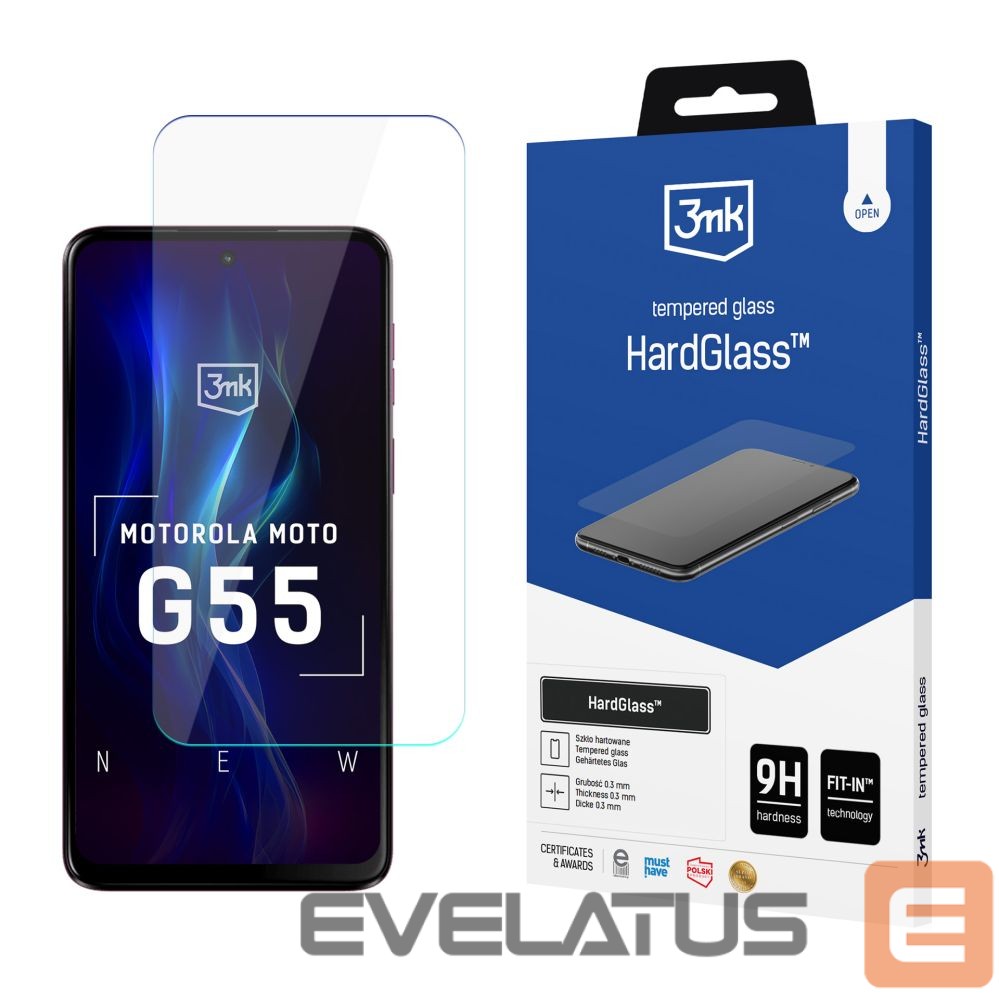 Other goods 3MK 3mk HardGlass Tempered Glass for Motorola Moto G55 5G