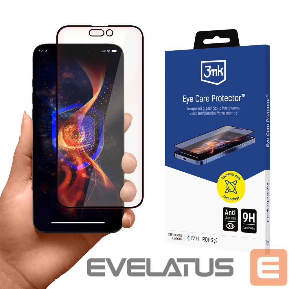 Other goods 3MK 3mk Eye Care Protector Tempered Glass for Apple iPhone 15 Plus/16 Plus