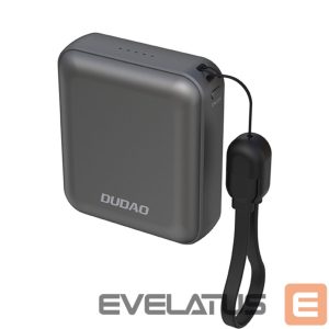 Power bank Dudao  Dudao K22+ Ultra-Compact Power Bank 10000mAh 22.5W USB-C with Pendant/Cable - Gray 