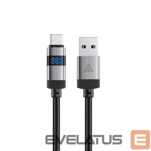 Other goods Acefast  Acefast C15-04 USB-A - USB-C Cable with Display 480Mb/s 66W 1.2m - Black 