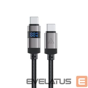 Other goods Acefast  Acefast C15-03 USB-C - USB-C Cable with Display 480Mb/s 60W 1.2m - Black 