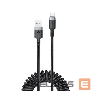 Other goods Acefast  Acefast C14-04 USB-A - USB-C Cable Spring 480Mb/s 3A 1.2m - Black 