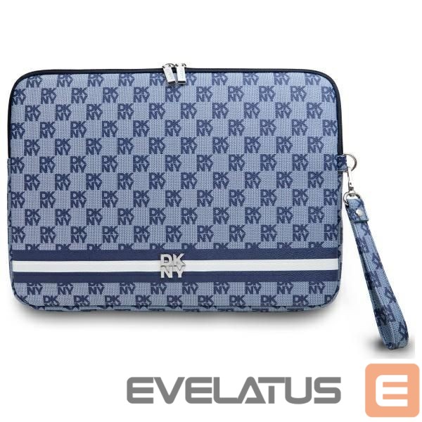 Other goods DKNY DKNY Sleeve Checkered Pattern Printed Stripes 14" Laptop Case - Blue