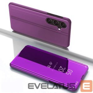Other goods Hurtel  Clear View Case for Samsung Galaxy S25 Cover with Flip - Pink 