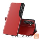 Other goods Hurtel  Eco Leather View Case for Samsung Galaxy S25 with Flip Stand - Red 
