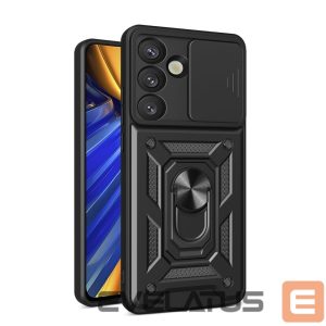 Other goods Hurtel  Hybrid Armor Camshield with Camera Cover and Metal Ring for Samsung Galaxy S25 - Black 