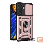 Other goods Hurtel  Hybrid Armor Camshield with Camera Cover and Metal Ring for Samsung Galaxy S25 - Pink 