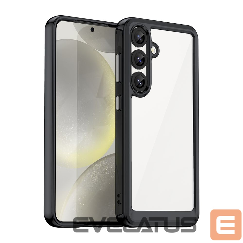 Other goods Hurtel Outer Space Case with Gel Frame for Samsung Galaxy S25 - Black