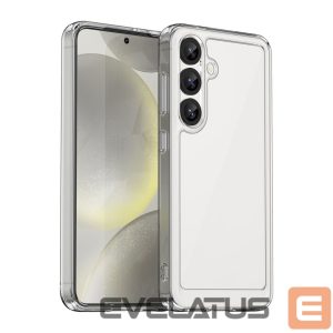 Other goods Hurtel  Outer Space Case with Gel Frame for Samsung Galaxy S25 - Clear Black 