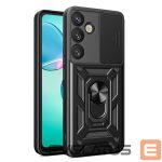 Other goods Hurtel  Hybrid Armor Camshield with Camera Cover and Metal Ring for Samsung Galaxy S25+ - Black 