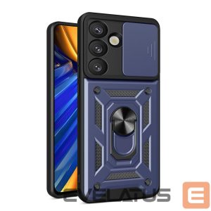 Other goods Hurtel  Hybrid Armor Camshield with Camera Cover and Metal Ring for Samsung Galaxy S25+ - Blue 
