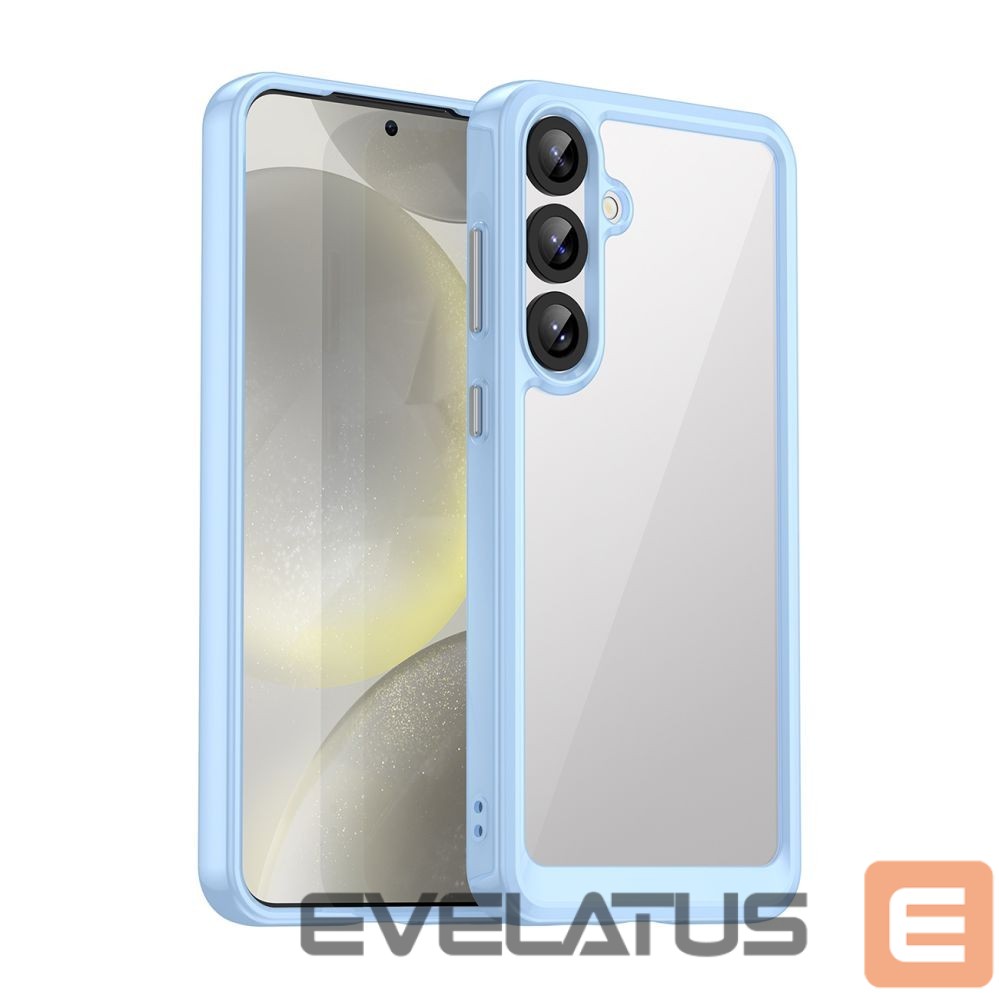 Other goods Hurtel Outer Space Case with Gel Frame for Samsung Galaxy S25+ - Blue