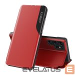 Other goods Hurtel  Eco Leather View Case for Samsung Galaxy S25 Ultra with Flip and Stand - Red 