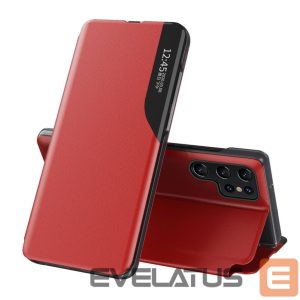 Other goods Hurtel  Eco Leather View Case for Samsung Galaxy S25 Ultra with Flip and Stand - Red 