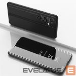 Other goods Hurtel  Clear View Case for Samsung Galaxy S24 FE Cover with Flip - Black 