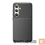 Other goods Hurtel  Thunder Case for Samsung Galaxy S24 FE Silicone Armored Cover - Black 