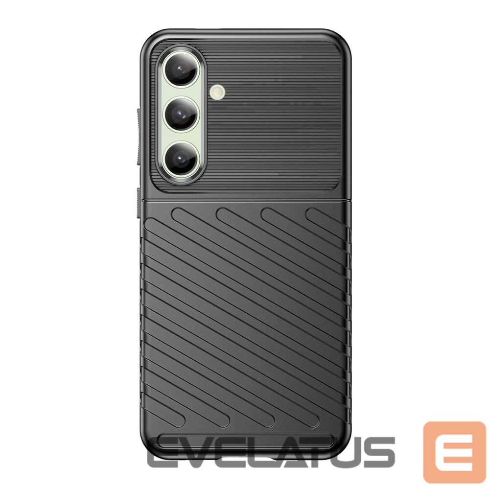 Other goods Hurtel Thunder Case for Samsung Galaxy S24 FE Silicone Armored Cover - Black