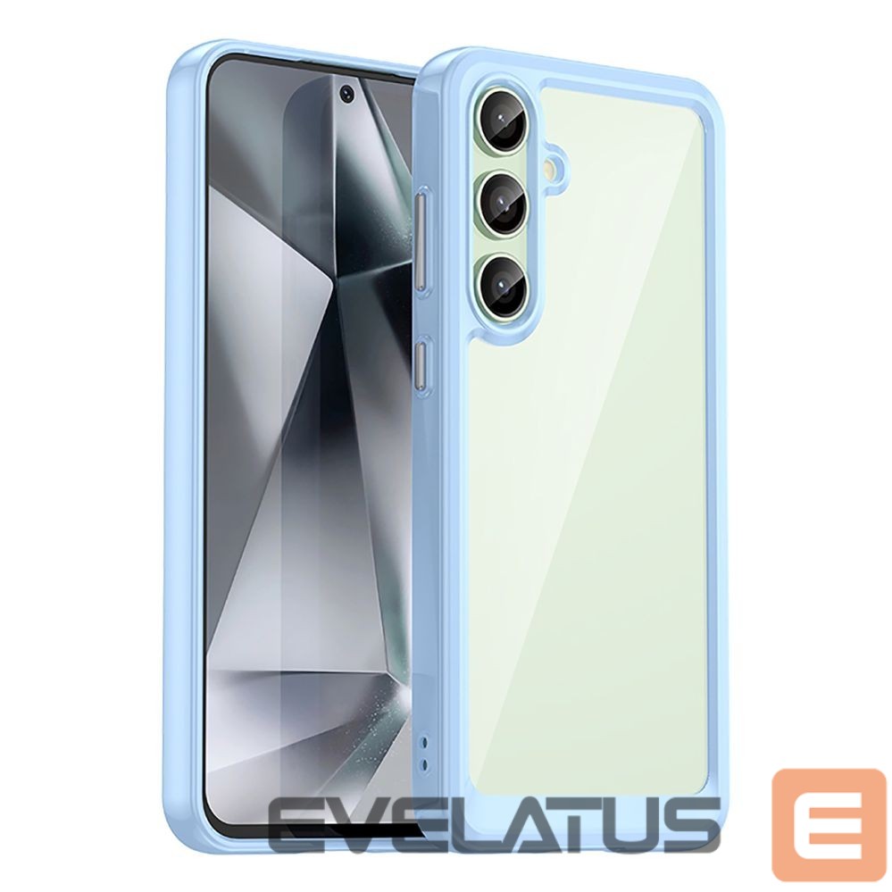 Other goods Hurtel Outer Space Case with Gel Frame for Samsung Galaxy S24 FE - Blue