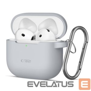 Other goods Tech-Protect  Tech-Protect Silicone Hook Case for AirPods 4 - Gray 