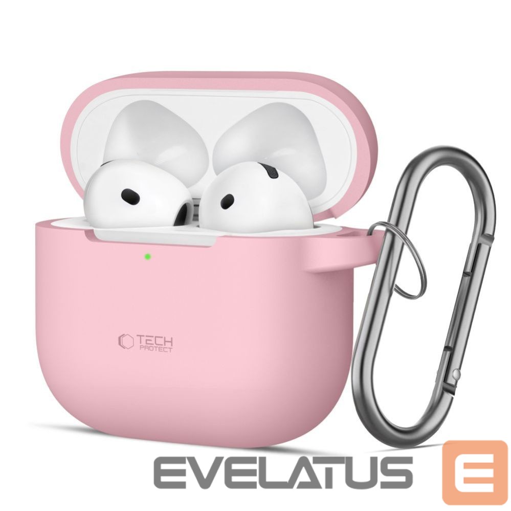 Other goods Tech-Protect Tech-Protect Silicone Hook Case for AirPods 4 - Pink