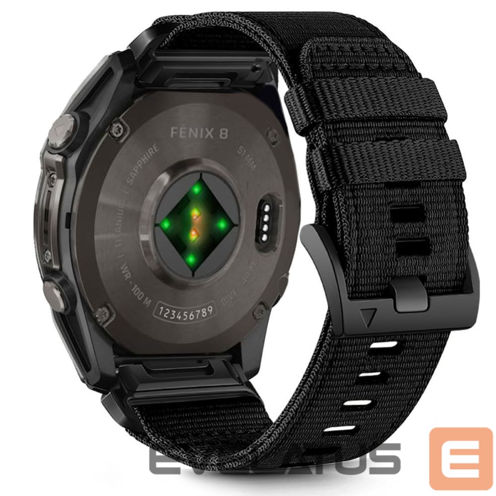 Other goods Tech-Protect Tech-Protect Nylon Strap for Garmin Fenix 5X / 5X PLUS / 6X / 6X PRO / 7X / 8 (51 mm) - Black