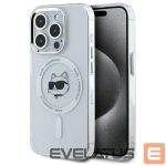 Other goods Karl Lagerfeld  Karl Lagerfeld IML Metal Choupette Head MagSafe iPhone 15 Pro Case - White 