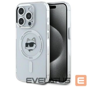 Other goods Karl Lagerfeld  Karl Lagerfeld IML Metal Choupette Head MagSafe iPhone 15 Pro Case - White 