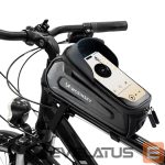 Bicycle accessory Wozinsky  Wozinsky bicycle bag for the frame, armored, with a phone pocket, 1.7 l - black 