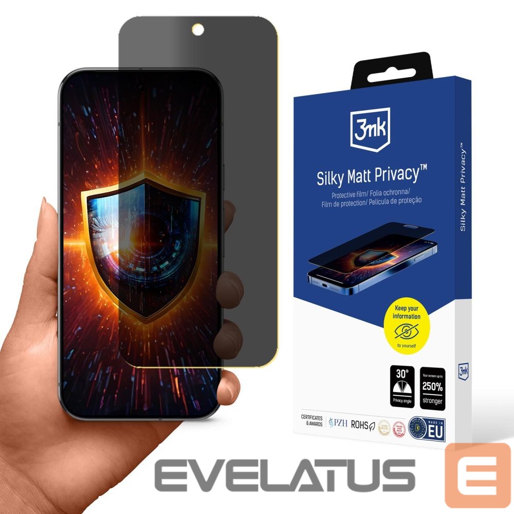 Other goods 3MK Privacy Screen Protector 3mk Silky Matt Privacy for Google Pixel 9 Pro