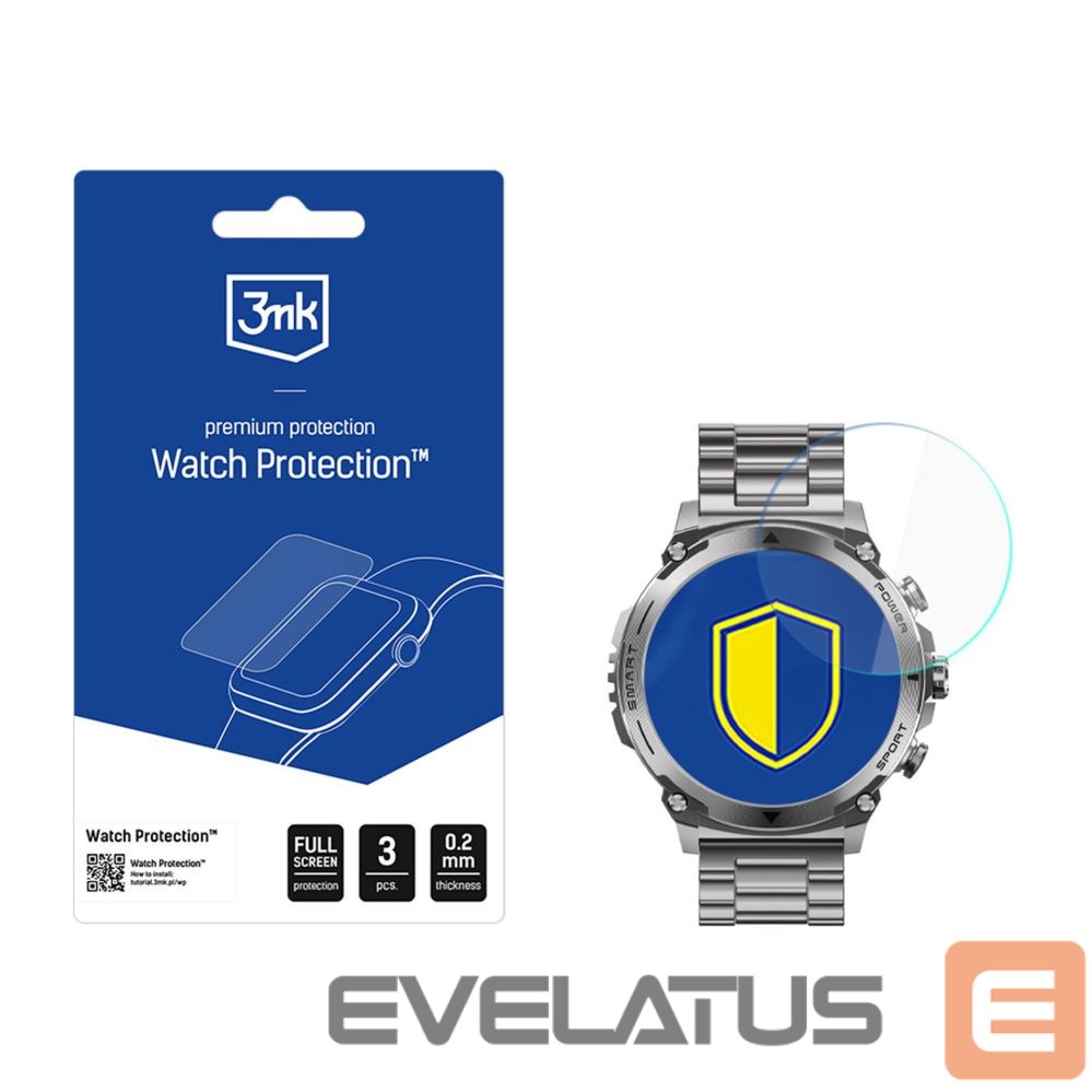 Other goods 3MK Smartwatch screen protector 3mk Watch Protection FlexibleGlass for Garett Atom