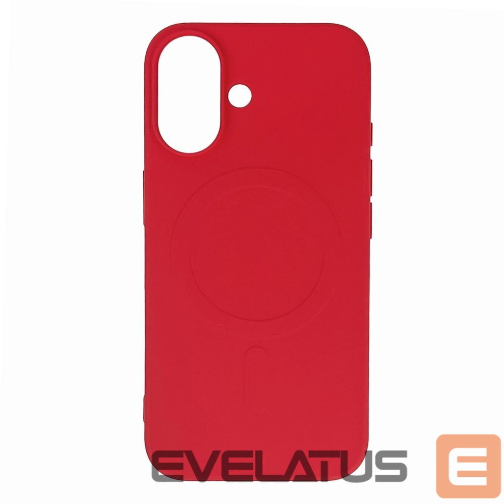 Back panel cover Hurtel Liquid Silicone Case with MagSafe for Samsung Galaxy A16 5G - Red