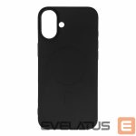 Back panel cover Hurtel  Liquid Silicone Case with MagSafe for Samsung Galaxy A26 5G - Black 