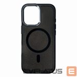 Back panel cover Hurtel  Glitter Case with MagSafe for Samsung Galaxy A36 5G - Black 