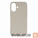 Back panel cover Hurtel  Liquid Silicone Case with MagSafe for Samsung Galaxy A36 5G - Beige 