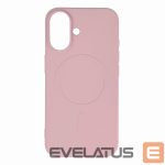 Back panel cover Hurtel  Liquid Silicone Case with MagSafe for Samsung Galaxy A36 5G - Pink 
