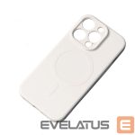Back panel cover Hurtel  Samsung Galaxy A36 5G Silicone Case with MagSafe - Beige 