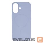 Back panel cover Hurtel  Liquid Silicone Case with MagSafe for Samsung Galaxy S25 Edge - Lavender 