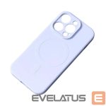 Back panel cover Hurtel  Silicone Case with MagSafe for Samsung Galaxy S25 Edge - light blue 