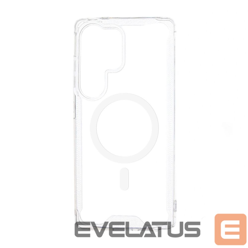 Back panel cover Hurtel Clear Corner Case with MagSafe for Samsung Galaxy S25 Edge - Clear