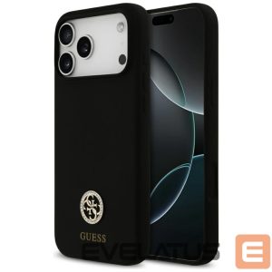 Other goods Guess  Guess Silicone Logo Strass 4G MagSafe Case for iPhone 17 Pro Max - Black 