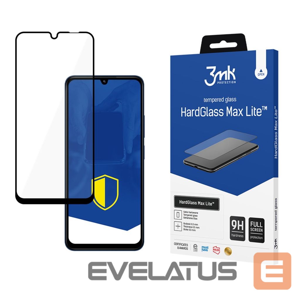 Other goods 3MK 3mk HardGlass Max Lite Black Tempered Glass for Xiaomi Redmi 14C / Xiaomi Poco C75 / Xiaomi Redmi A4 5G
