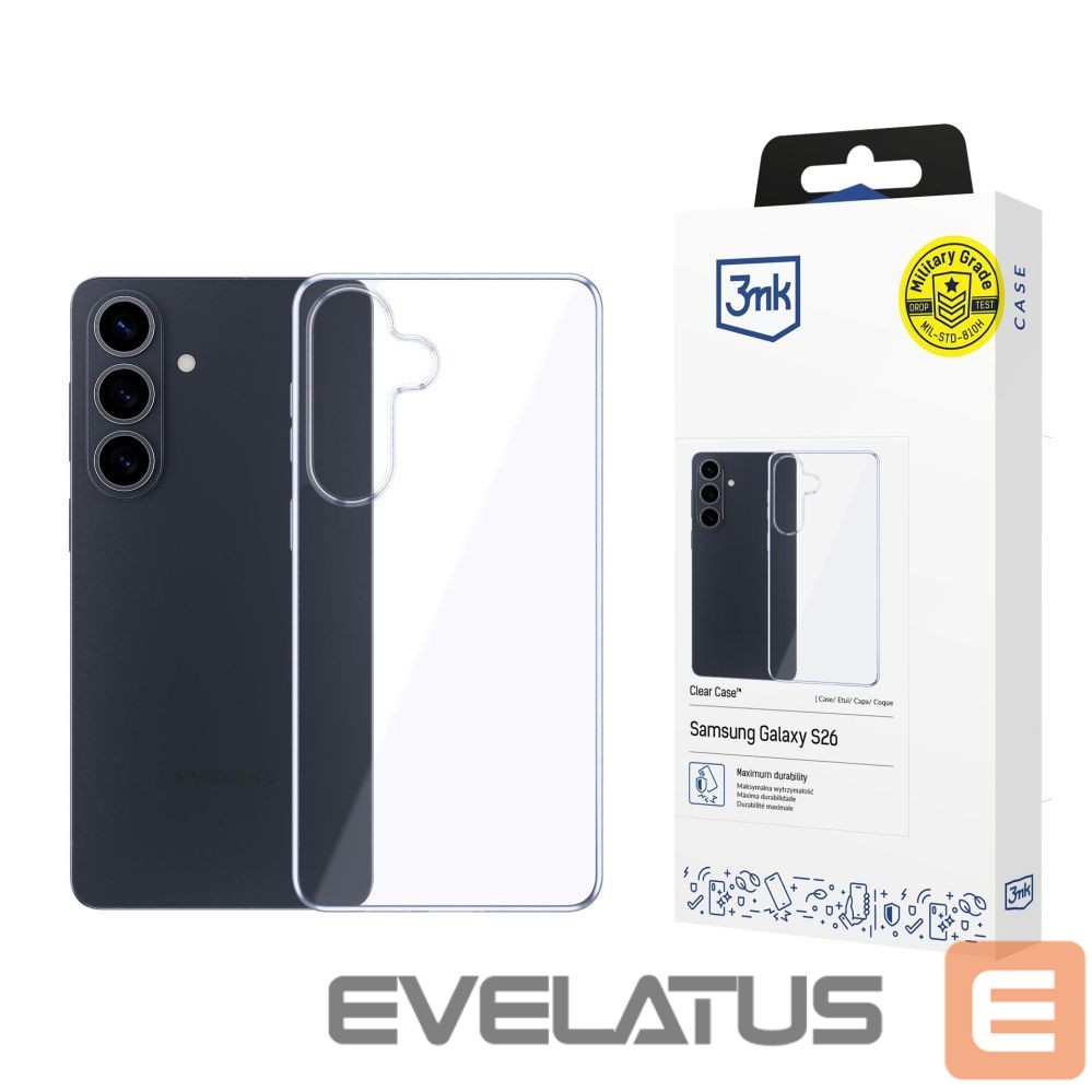 Other goods 3MK 3mk Clear Case for Samsung Galaxy S26 - transparent