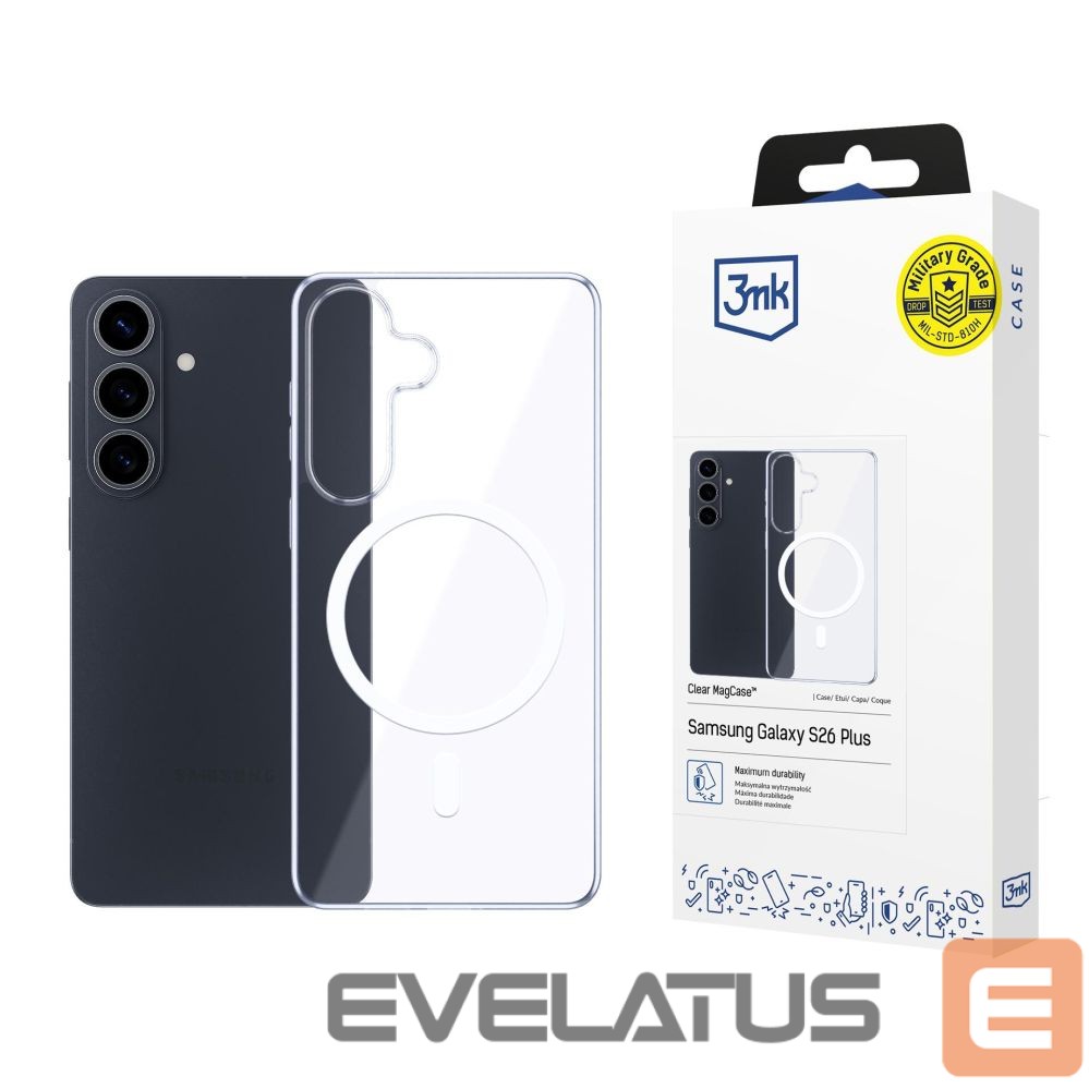 Other goods 3MK 3mk Clear MagCase for Samsung Galaxy S26+ - transparent